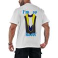 PhD Hood Graduation Shirt Doctorate Degree Doctoral Men's Back Print T-Shirt