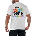 Pre-K Graduate 2025 Preschool Graduation Class Of 2025 Kids Men's Back Print T-Shirt