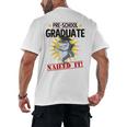 Pre K Nailed It Shirt 2019 Shark Graduation TShirt Men's Back Print T-Shirt