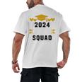 Prom Squad 2024 High School Graduation Party Premium Men's Back Print T-Shirt