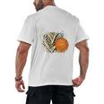 Proud Aunt Of A 2026 Senior Basketball Graduation Leopard Premium Tri-Blend Men's Back Print T-Shirt