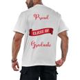 Proud Best Freind Of a Class Of 2026 Graduate For Graduation Premium Men's Back Print T-Shirt