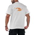 Proud Dad Of A 2025 Senior Basketball Graduation Men's Back Print T-Shirt