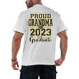 Proud Grandma Of A 2023 Graduate Graduation Men's Back Print T-Shirt