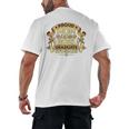 Proud Mom Graduation Of 8th Grade Graduate Men's Back Print T-Shirt