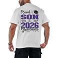 Proud Son Of a Class Of 2026 Graduate For Graduation Men's Back Print T-Shirt