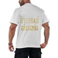 Proud Stepdad Of A 2026 Graduate Class Of Graduation Premium Tri-Blend Men's Back Print T-Shirt