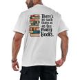There Is No Such Thing As Too Many Books Book Lover Men's Back Print T-Shirt There Is No Such Thing As Too Many Books Book Lover Men's Back Print T-Shirt