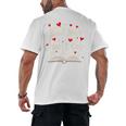 Read Your Heart Out Valentines Day Book And Reading Lovers Men's Back Print T-Shirt Read Your Heart Out Valentines Day Book And Reading Lovers Men's Back Print T-Shirt