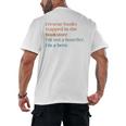 I Rescue Books Trapped In The Bookstore I'm Not A Hoarder Men's Back Print T-Shirt I Rescue Books Trapped In The Bookstore I'm Not A Hoarder Men's Back Print T-Shirt