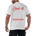 Reunion 2016 Class Of 2016 Matching Graduation High School Men's Back Print T-Shirt