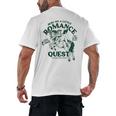 Romance Novel Smut Book Lover Bookish Bibliophile Men's Back Print T-Shirt
