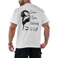 I Came I Saw I Had Anxiety So I Left Messy Bun Introvert Men's Back Print T-Shirt I Came I Saw I Had Anxiety So I Left Messy Bun Introvert Men's Back Print T-Shirt