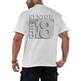 Senior Class Of 2018Shirt High School Graduation Men's Back Print T-Shirt