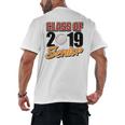 Senior Class Of 2019 Tshirt Graduation School Baseball Men's Back Print T-Shirt