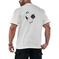 Senior Mommy Class Of 2026 Soccer Graduation Heart Premium Tri-Blend Men's Back Print T-Shirt