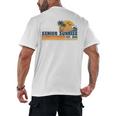 Senior Sunrise 2026 Graduation Cool Retro High School Men's Back Print T-Shirt