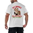 Smut Reader Christmas My Books May Be Naughty But I'm Nice Men's Back Print T-Shirt