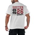 Soccer Senior Night Soccer Senior 2026 Graduation 71 Men's Back Print T-Shirt