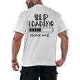 Speech Pathologist Loading 2021 Graduation Speech Therapist Men's Back Print T-Shirt