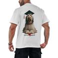 Spinone Italiano Dog Graduation Cap School Graduate Owner Men Women Kids Men's Back Print T-Shirt
