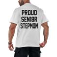 Stepmom Stepmother SEN18R Grad Senior Graduation Party Shirt Men's Back Print T-Shirt