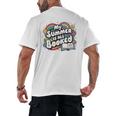 My Summer Is All Booked Book Reading Summer Reading For Men Women Men's Back Print T-Shirt