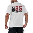 Swimming Senior Night Swimming Senior 2025 Graduation 59 Men's Back Print T-Shirt