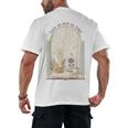 Tale As Old As Time Rose Candle And Book Men's Back Print T-Shirt