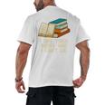 Like Thick Books Cant Lie Happiness Reading Positive Men's Back Print T-Shirt