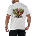 History Education Is Freedom Books Black History Premium Tri-Blend Men's Back Print T-Shirt