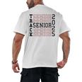Track Senior Night Track Senior 2025 Graduation 60 Men's Back Print T-Shirt