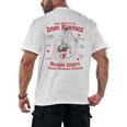 Trigger Warning Book Lover Dark Romance Smut Reader Men's Back Print T-Shirt