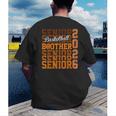 2026 Basketball Senior Brother Graduation Matching Family Men's Back Print T-Shirt