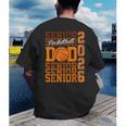 2026 Basketball Senior Dad Graduation Matching Family Men's Back Print T-Shirt
