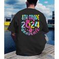 8th Grade Graduate 2024 Graduation Last Day Of School Tie Men's Back Print T-Shirt