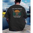 More Answers While Hunting Introvert Hunter Antisocial Men's Back Print T-Shirt
