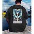 Antisocial Butterfly Tarot Card Introvert Women Stay Home Men's Back Print T-Shirt