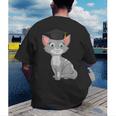 Bachelor Master Cats Graduation 2026 Graduate Men's Back Print T-Shirt