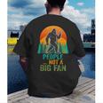 Bigfoot Introvert People Not A Big Fan Retro Sasquatch Men's Back Print T-Shirt Bigfoot Introvert People Not A Big Fan Retro Sasquatch Men's Back Print T-Shirt