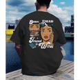 Born-To Read Forced To Work Reading Book Lover Men's Back Print T-Shirt