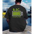 Bsc Completed Bachelor Of Science Graduation 2025 Men's Back Print T-Shirt