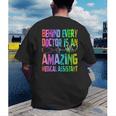 Certified Medical Assistant CMA Graduation Men's Back Print T-Shirt