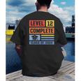 Class Of 2019 Senior High School Graduation Level 12th Grade Men's Back Print T-Shirt