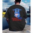 Class Of 2021 Graduate Kawaii Anime Girl School Graduation Men's Back Print T-Shirt
