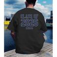 Class Of 2026 Senior Graduation High School College Grad Men's Back Print T-Shirt