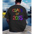 Class Of 2035 Grow With Me Kindergarten Graduation Men's Back Print T-Shirt