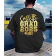 College Grad Class Of 2025 Senior Graduate Graduation Men's Back Print T-Shirt