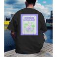 Cool Fun Cute Proud Introvert Cat Character For Men Women Men's Back Print T-Shirt