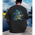 Cool Magical Book With Wizard Turtle For Adults And Kids Men's Back Print T-Shirt